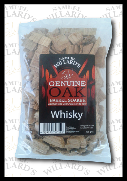 Willards Genuine Oak Barrel Soakers Whisky 100gr