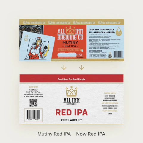 Fresh Wort Kit - Red IPA (All Inn Brewing Co)