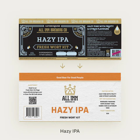 Fresh Wort Kit - Hazy IPA (All Inn Brewing Co)