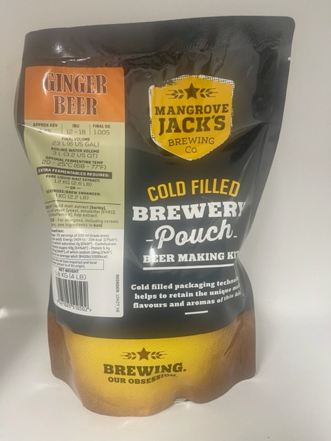 Ginger Beer - Mangrove Jack's 1.8kg Pouch