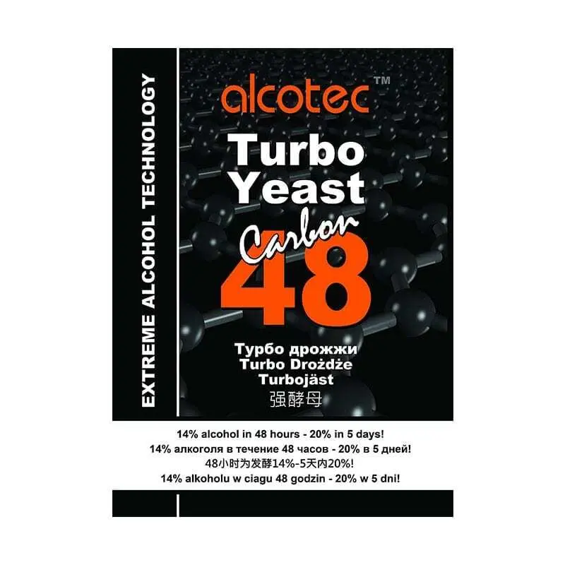 Turbo Yeast Carbon 48 - Alcotec