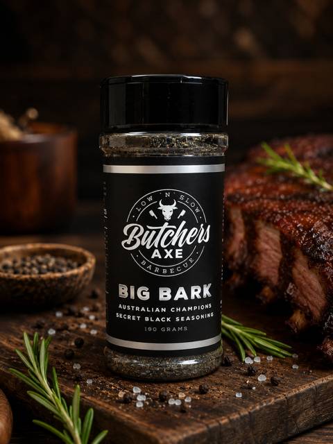 Butchers Axe Barbecue - Big Bark 190g - Black Seasoning