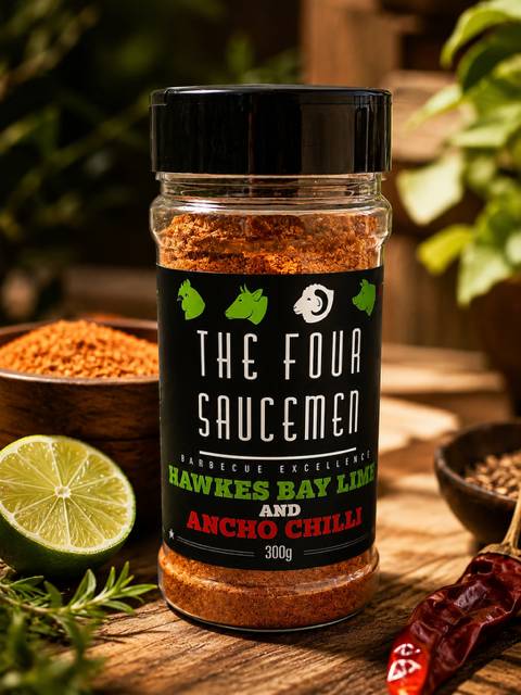The Four Sauceman - New Hawkes Bay Lime And Ancho Chilli  300g