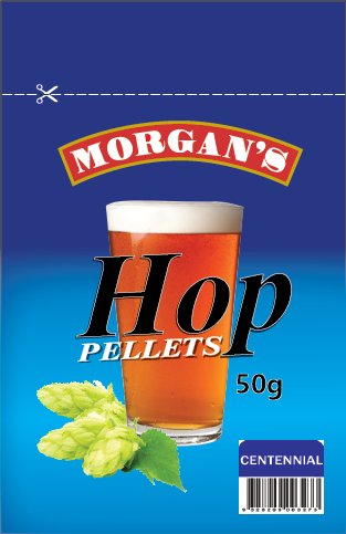 Centennial Hop Pellets 50g - Morgans
