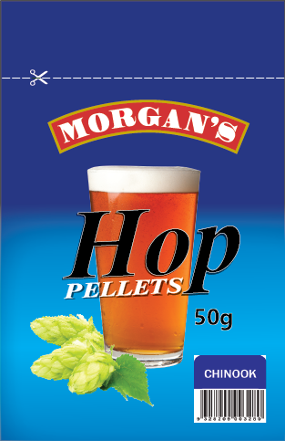 Chinook Hop Pellets 50g - Morgans