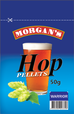 Warrior Hop Pellets 50g - Morgans