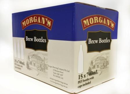 PET Bottles 15 x 750ml Plastic Tallies 'Morgans'