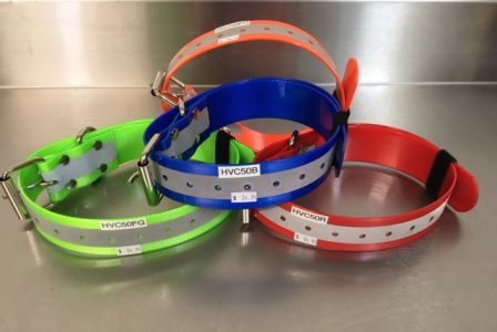 Yard Collar / Dog Collar - Nylon Webbing (Red)