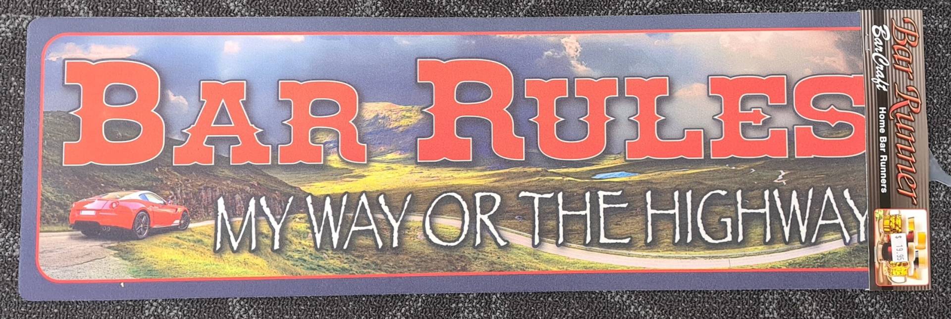 Bar Rules Bar Runner
