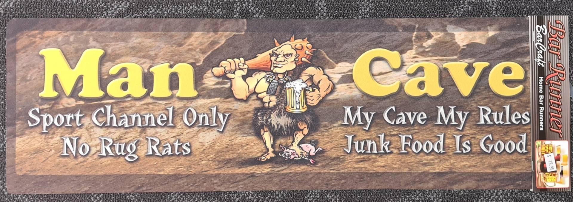 Man Cave Bar Runner